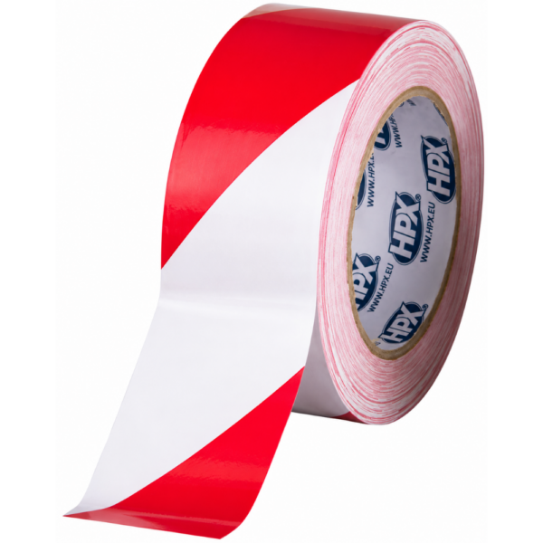 HPX Barrier Tape White/Red 50mm x 33m Masking Tapes Cavo Yachting