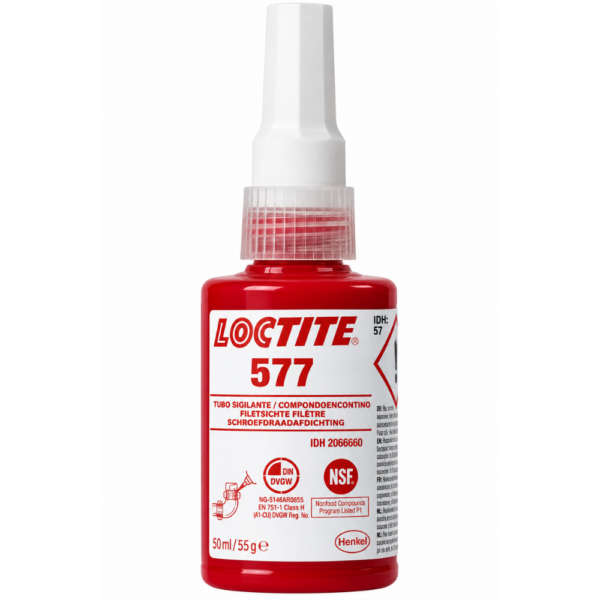 Loctite 577 Thread Sealant, Medium Strength, 50ml Fillers, Resins & Gelcoats Cavo Yachting