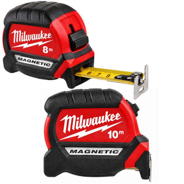 Milwaukee Magnetic Tape Measures Gen II, 27mm Boat Maintenance Tools Cavo Yachting
