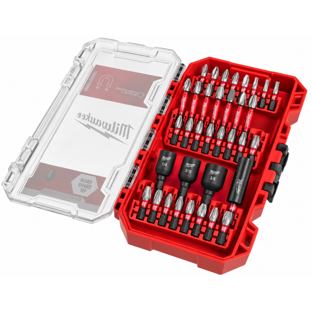 Boat Maintenance Tools Cavo Yachting Milwaukee Shockwave Impact Duty Bit Set, 35pcs Milwaukee Shockwave Impact Duty Bit Set, 35pcs Boat Maintenance Tools Cavo Yachting