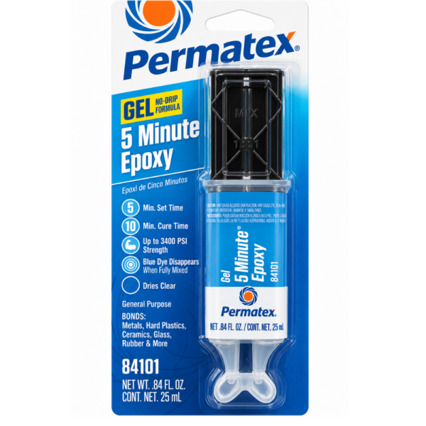 Permatex 5 Minute Epoxy Gel, 25ml Fillers, Resins & Gelcoats Cavo Yachting