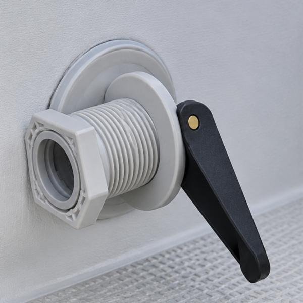 Tempus Expansion Drain Valve, Grey Inflatable Boat Accessories Cavo Yachting