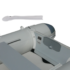 Tempus Transom Plate Mount Bracket Holder, Grey Inflatable Boat Accessories Cavo Yachting
