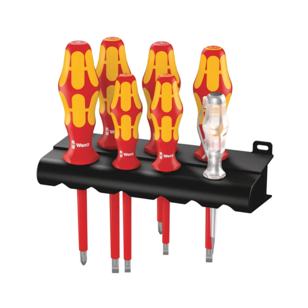 Wera 160 i/7 VDE Insulated Screwdriver Set (7 Pcs) Boat Maintenance Tools Cavo Yachting