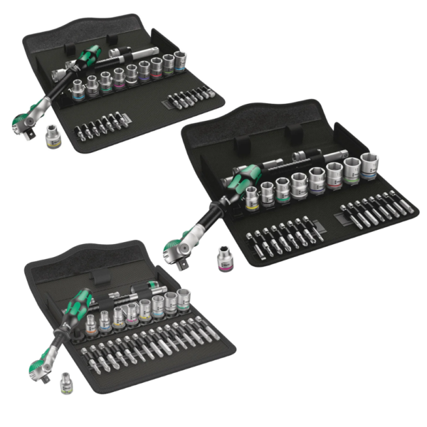 Wera 8100 Zyklop 6 Speed Ratchet Set, Metric Boat Maintenance Tools Cavo Yachting