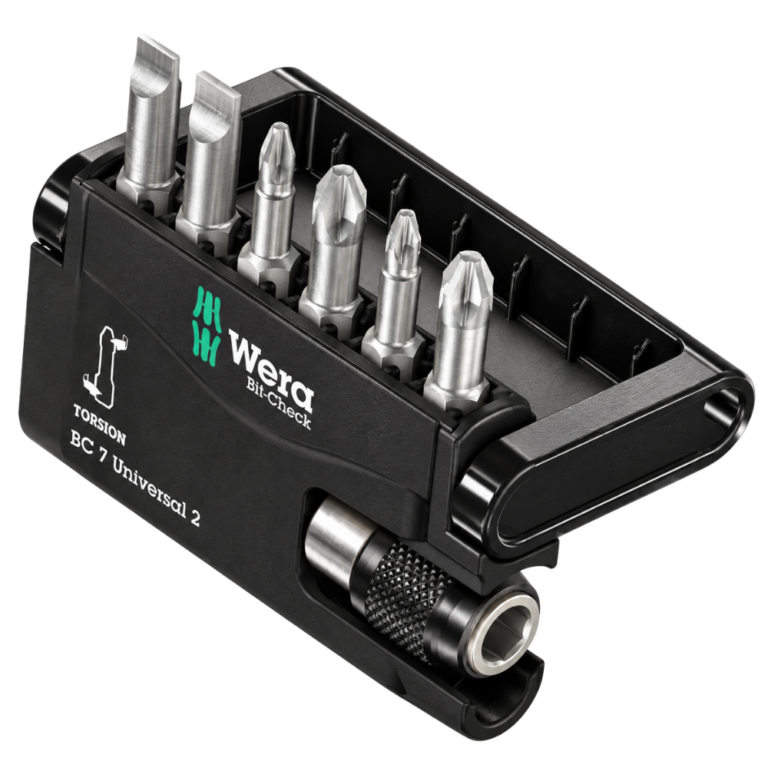 Wera Bit-Check 7 Universal 2 Screwdriver Bits 1/4″, 7pcs Boat Maintenance Tools Cavo Yachting