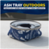 Windproof Ashtray SS/Cloth Marine Tableware Cavo Yachting