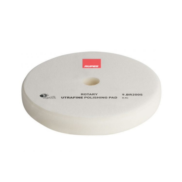 RUPES 9.BR200S Σπογγώδης Δίσκος Γυαλίσματος Λευκός, 175/180mm Πανιά Καθαρισμού & Γυαλίσματος Cavo Yachting